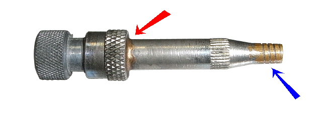 自作のバルブアダプター