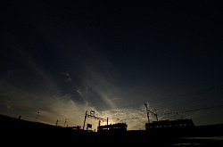 冬空のすれ違い