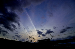 寒い空とモ161形