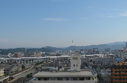 トレインビューホテルからの新幹線